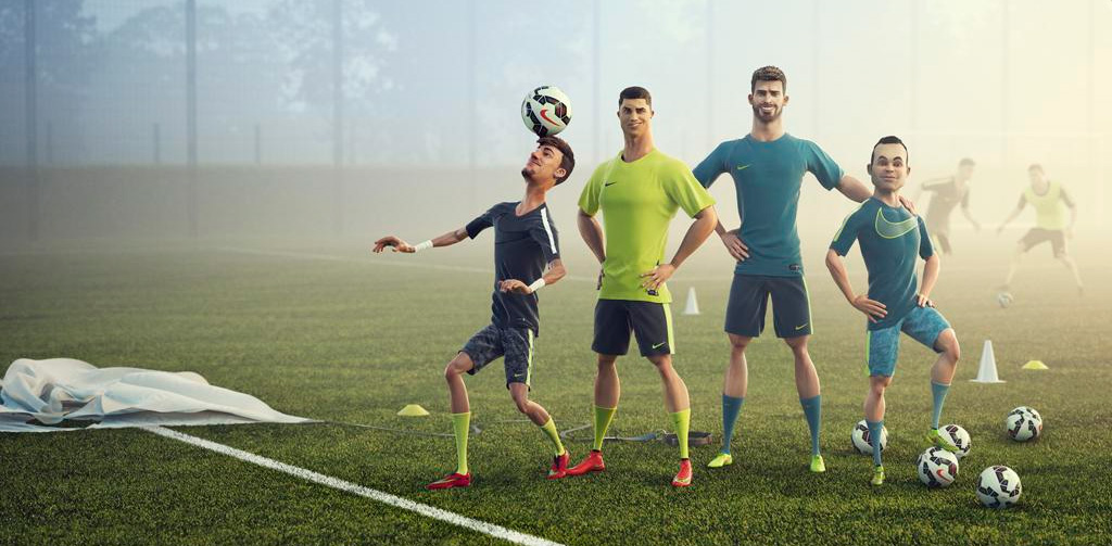 vela Desilusión Excursión Nike 3D Football Campaign - Every Day. Every Play.