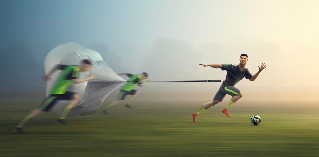 vela Desilusión Excursión Nike 3D Football Campaign - Every Day. Every Play.