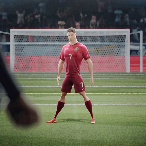 Donau dilemma Beven Ibra and Ronaldo in 3D by Nike