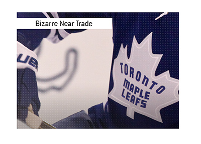 Bizzare near trade that took place in the 1980s NHL.