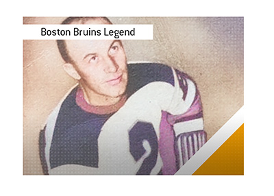 Eddie Shore - The Boston Bruins legendary hockey player.