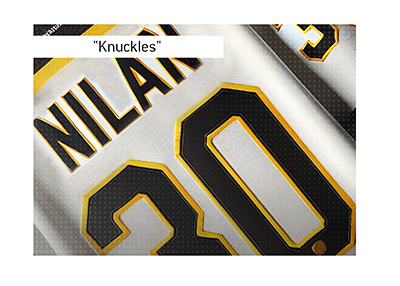 Chris Nilan aka Knuckles - Boston Bruins era.