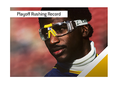 Eric Dickerson and his 248-Yard Playoff Game: A Record for Ages.