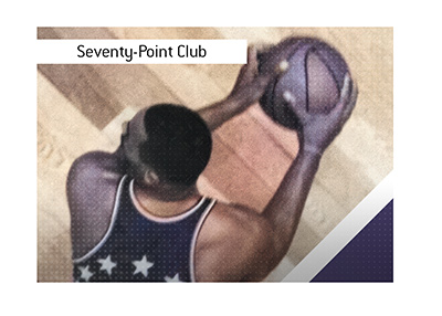 The NBAs Elite Scorers: A History of Seventy-Point Games.  In photo: Wilt Chamberlain with the ball.