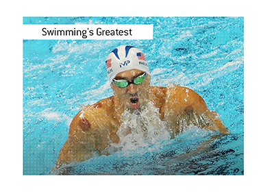 Michael Phelps - The greatest swimming champion ever.