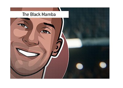 The Black Mamba - Kobe Bryant - Legendary Lakers player.