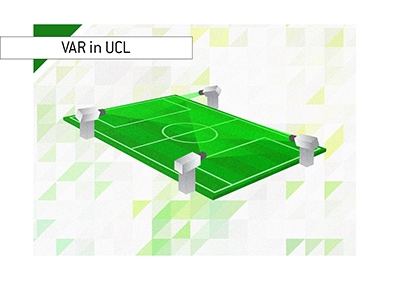 Video Assistant Referee - VAR - Illustration.