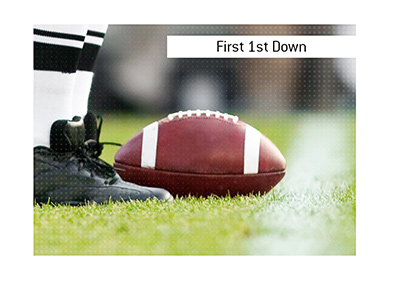 The Sports King explains the meaning of the popular bet First 1st Down of the Game in American football.  What is it?