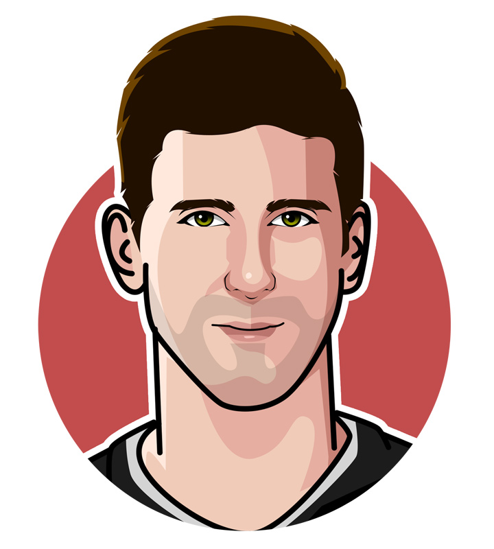 Novak Djokovic profile art work.  Illustration.  Djoker Nole.  Drawing.